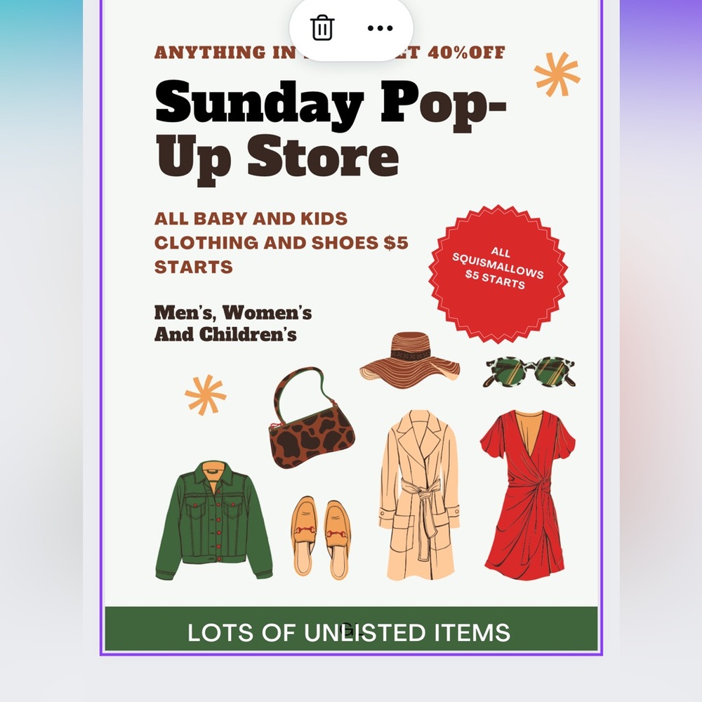 Pop Up Sale Liveshow